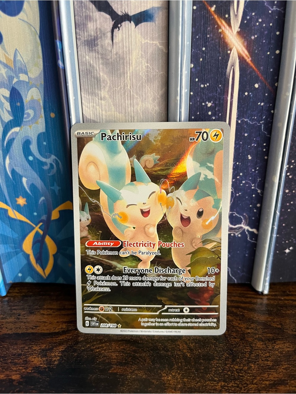Pachirisu Pokémon Card Scarlet & Violet Base Set Illustration Rare 208/198